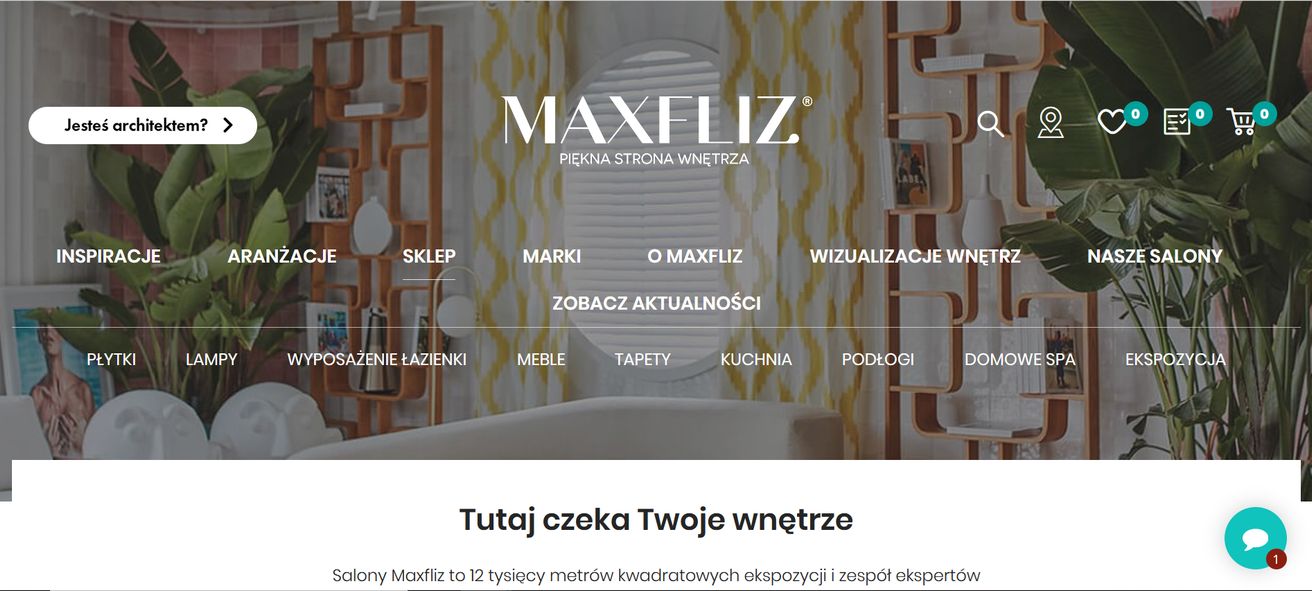 Maxfliz Salony wyposażenia wnętrz Kraków
